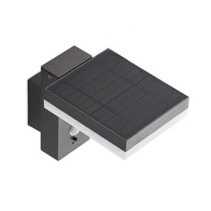 LED Applique solare da esterno con sensore LED/5,5W/3,7V 3000K IP54