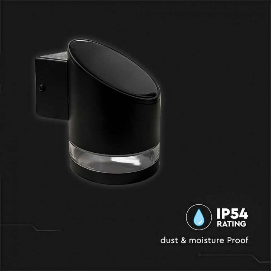 LED Applique solare da esterno LED/1W/3,7V 3000K IP54 1200 mAh nero