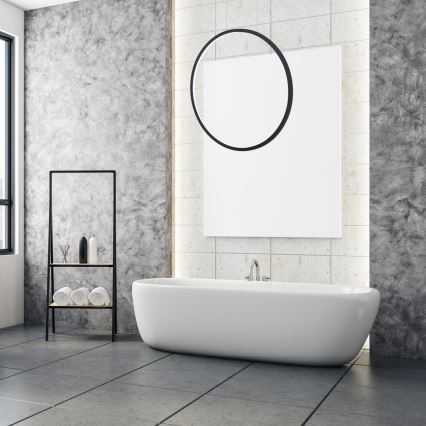 LED Bathroom lampadario on a string SATURNO LED/28W/230V IP44 antracite