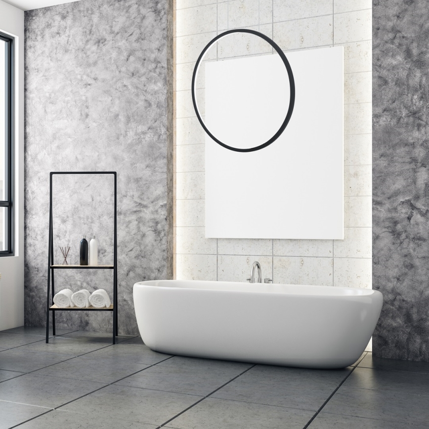 LED Bathroom lampadario on a string SATURNO LED/28W/230V IP44 antracite