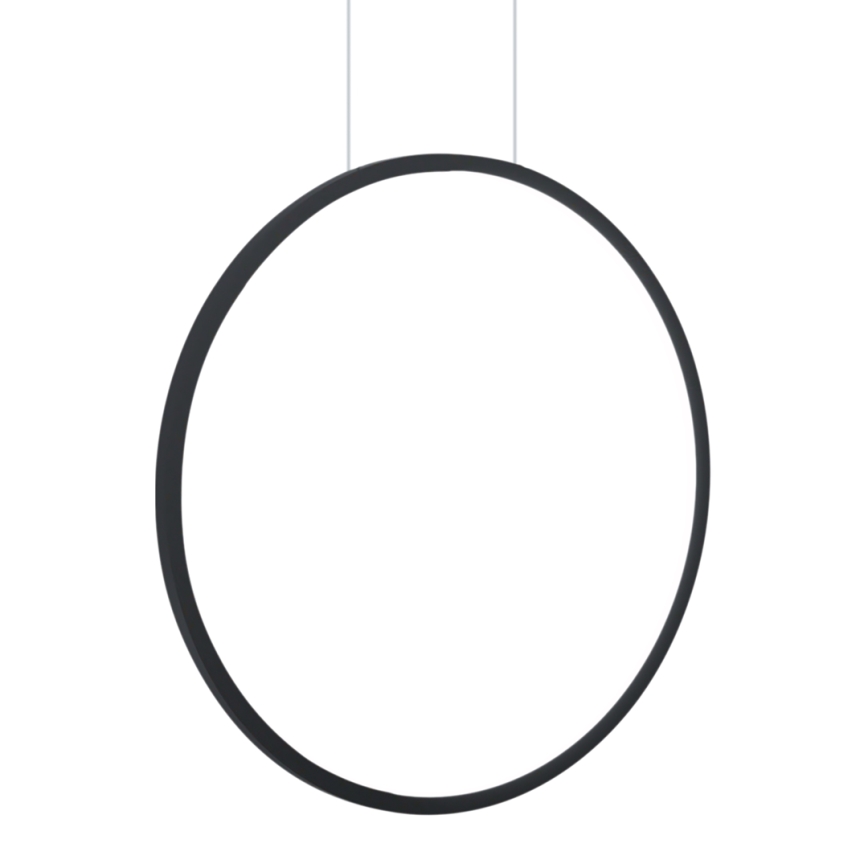 LED Bathroom lampadario on a string SATURNO LED/28W/230V IP44 antracite