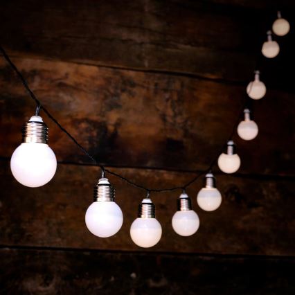 LED Catena decorativa solare LED/1,2V 300 mAh 3,8 m IP44