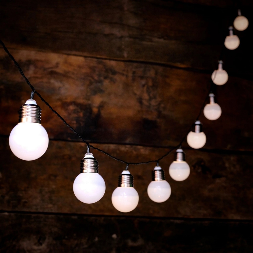 LED Catena decorativa solare LED/1,2V 300 mAh 3,8 m IP44