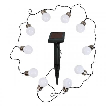 LED Catena decorativa solare LED/1,2V 300 mAh 3,8 m IP44