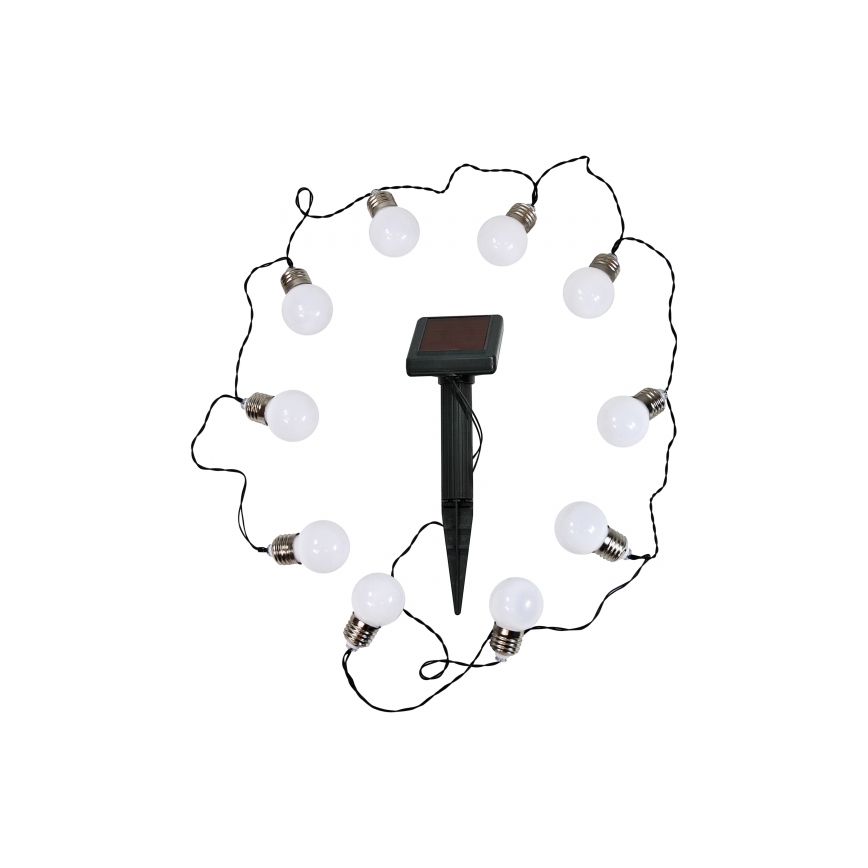 LED Catena decorativa solare LED/1,2V 300 mAh 3,8 m IP44