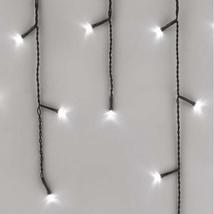 LED catena luminosa da esterno 600xLED/8 modalità 15m IP44 bianco freddo