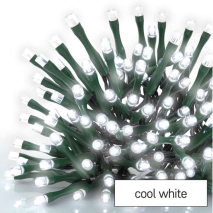 LED catena luminosa da esterno 600xLED/8 modalità 15m IP44 bianco freddo