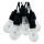 LED catena luminosa decorativa per esterni 10xLED/0,15W/230V 3,8 m IP44 nero