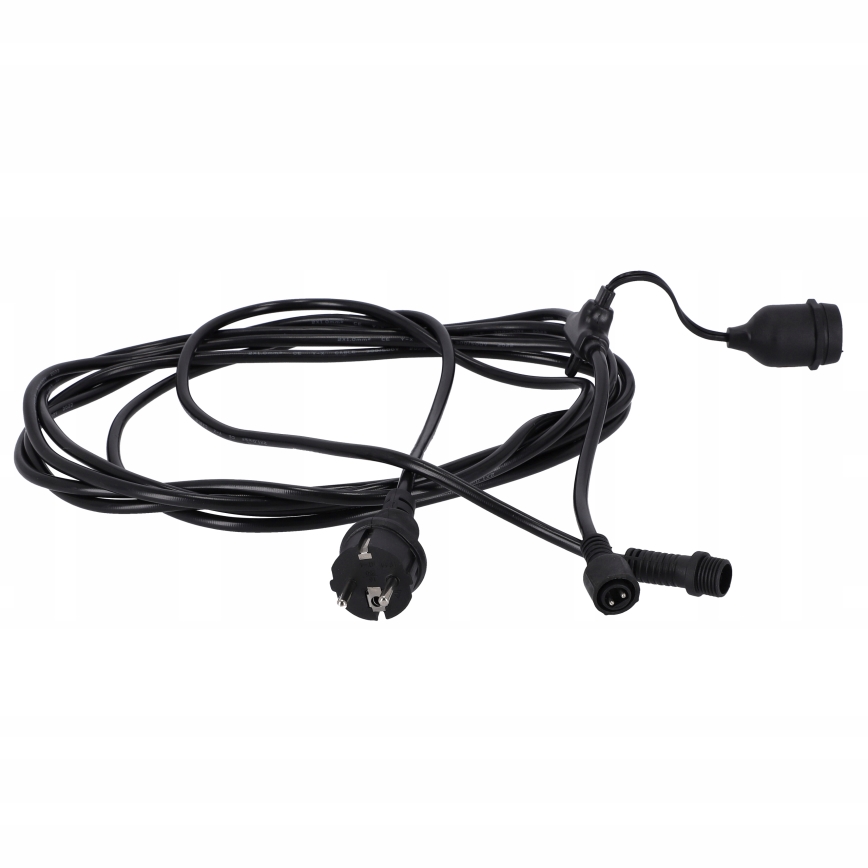 LED catena luminosa decorativa per esterni 20xE27/1W/230V 20,94 m IP44 nera