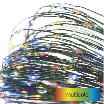 LED catena luminosa di Natale per esterni 150xLED/20m IP44 multicolore