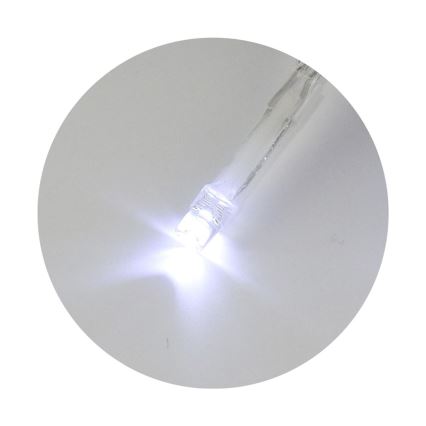 LED Catena luminosa natalizia 20xLED/2 funzioni 2,4m bianco freddo
