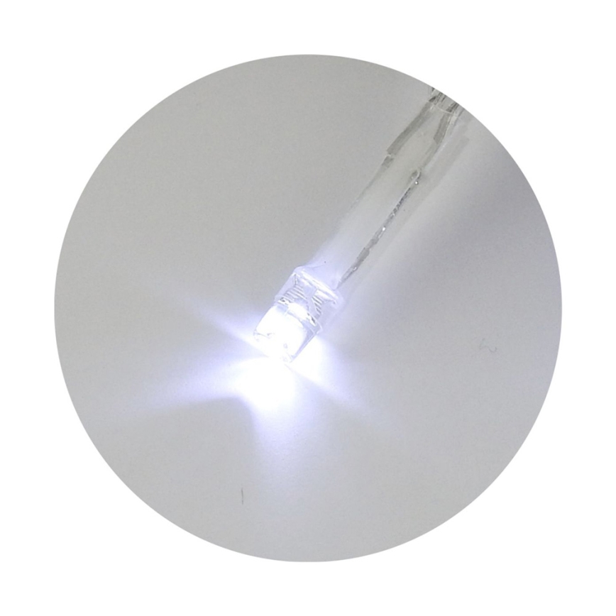 LED Catena luminosa natalizia 20xLED/2 funzioni 2,4m bianco freddo