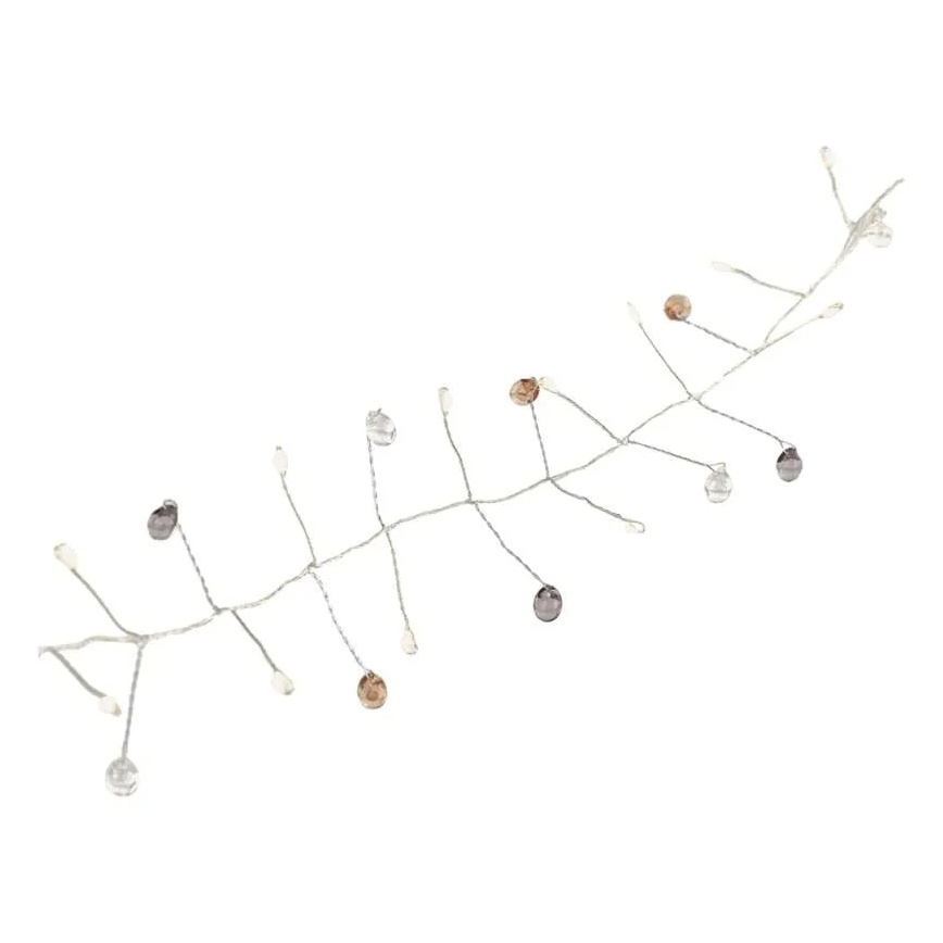 LED Catena luminosa natalizia 40xLED/3xAA 1,5 m bianco caldo