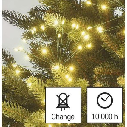 LED catena luminosa natalizia 450xLED/11m bianco caldo