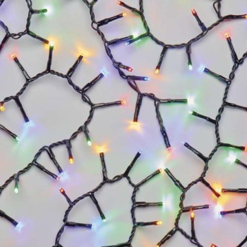 LED Catena luminosa natalizia da esterno 600xLED/17m IP44 multicolore