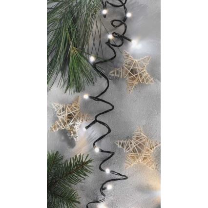 LED Catena luminosa natalizia da esterno 80xLED/13m IP44 bianco caldo/freddo