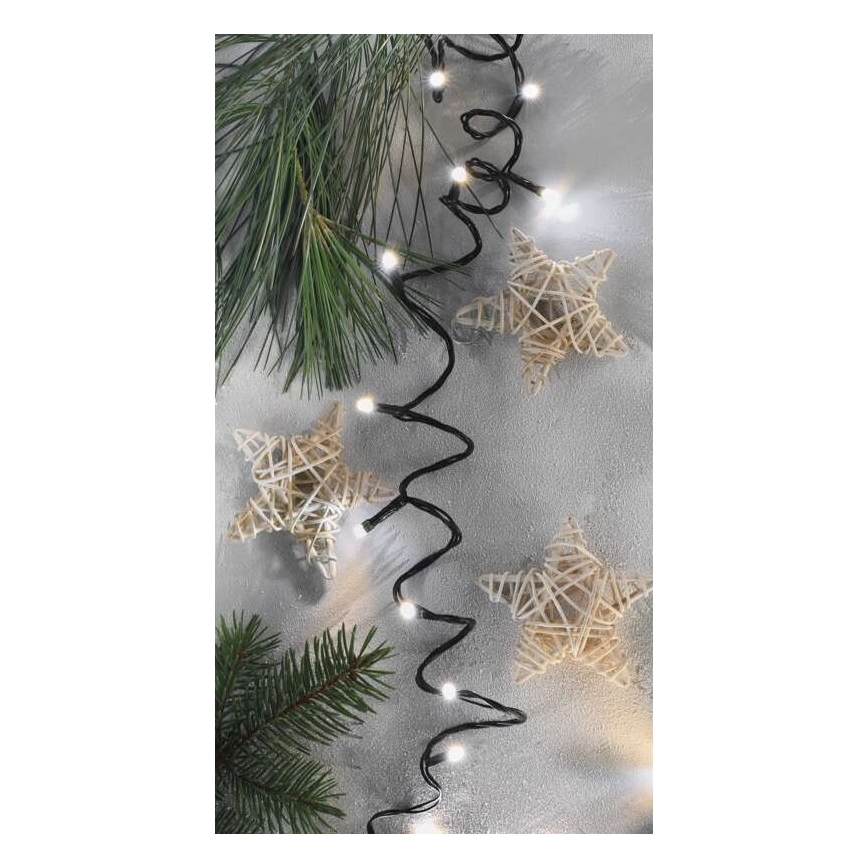 LED Catena luminosa natalizia da esterno 80xLED/13m IP44 bianco caldo/freddo