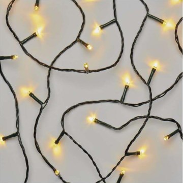 LED catena luminosa natalizia da esterno 80xLED/3xAA 6,1m IP44 bianco caldo