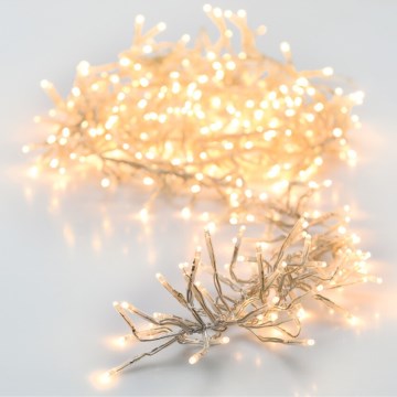 LED Catena luminosa natalizia per esterni 1512xLED/230V/8 funzioni 14 m IP44 bianco caldo