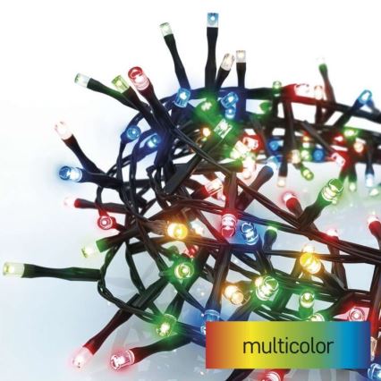 LED catena luminosa natalizia per esterni 300xLED/11m IP44 multicolore