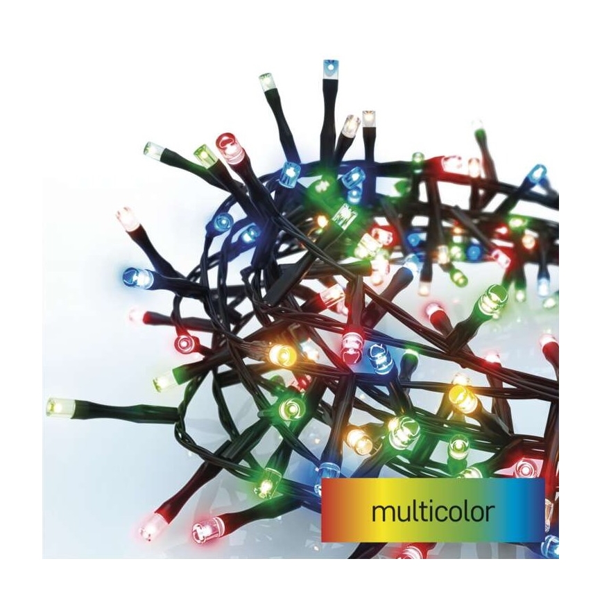 LED catena luminosa natalizia per esterni 300xLED/11m IP44 multicolore