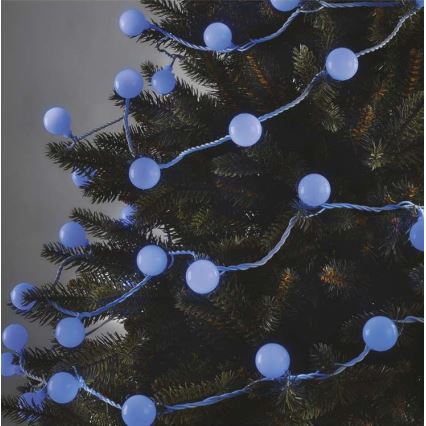 LED  catena luminosa per esterni 40xLED/9m IP44 blu
