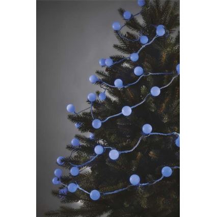 LED  catena luminosa per esterni 40xLED/9m IP44 blu