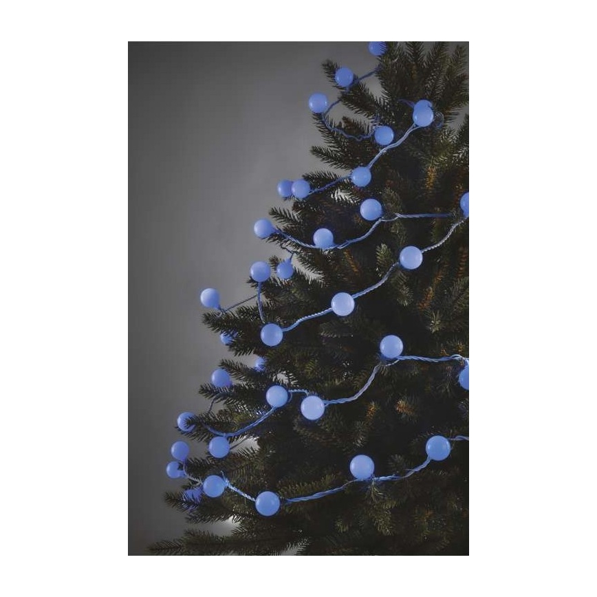 LED  catena luminosa per esterni 40xLED/9m IP44 blu