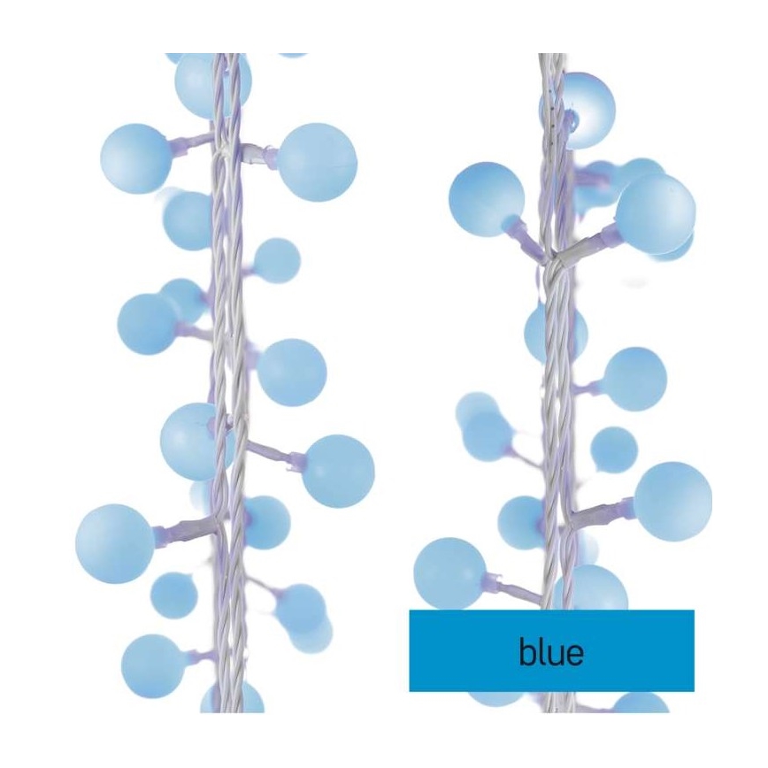 LED  catena luminosa per esterni 40xLED/9m IP44 blu