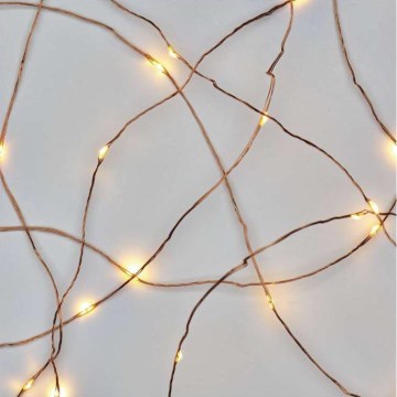 LED Catena natalizia 20xLED/2,4m bianco caldo