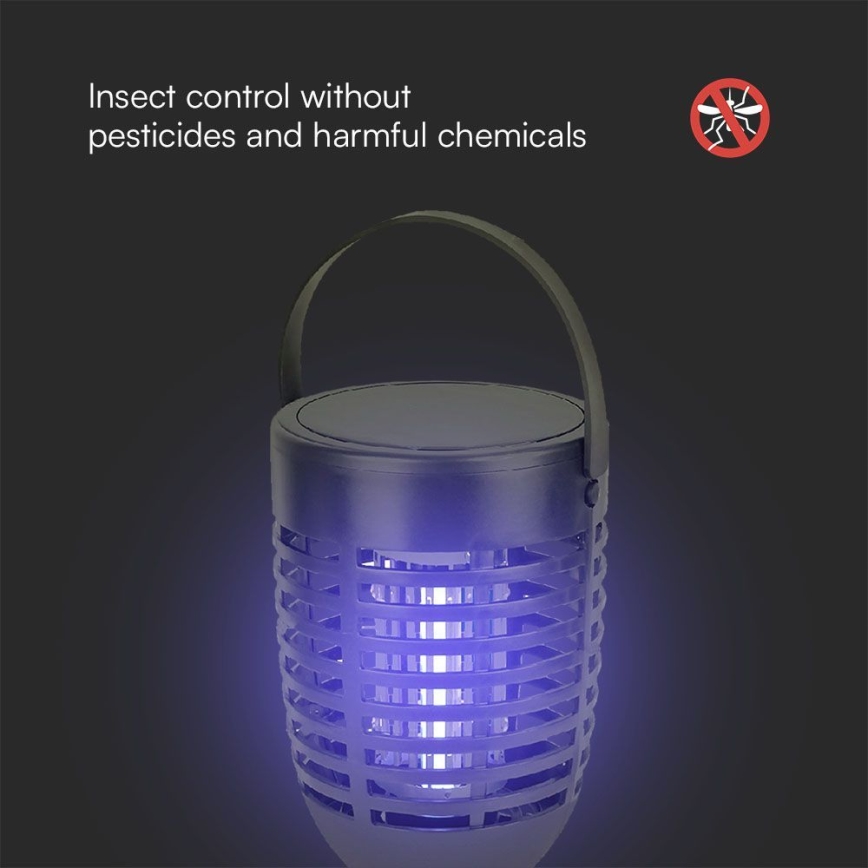 LED Cattura insetti solare LED/1,3W/3,7V IP24 20 mm