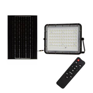 LED da esterno dimmerabile solare per riflettore LED/15W/3,2V IP65 6400K nero + telecomando