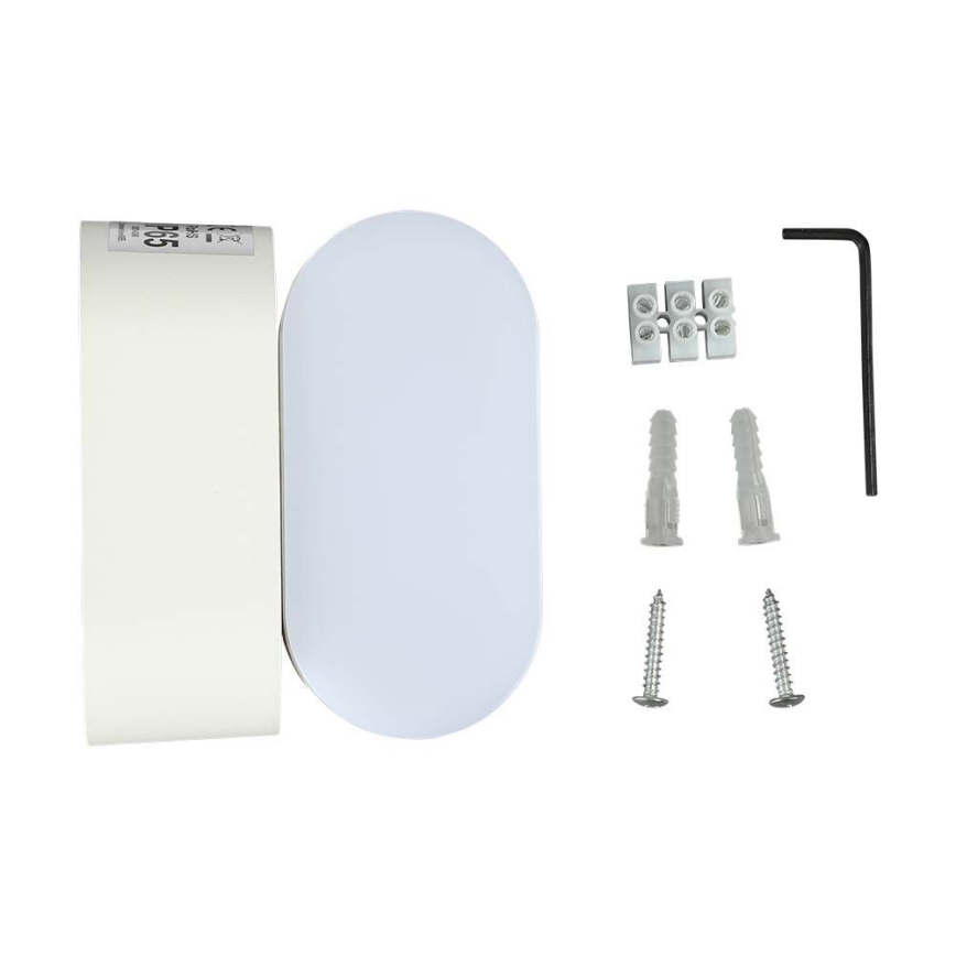 LED da esterno flessibile Applique LED/5W/230V 3000K IP65 bianco