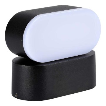 LED da esterno flessibile Applique LED/5W/230V 3000K IP65 nero