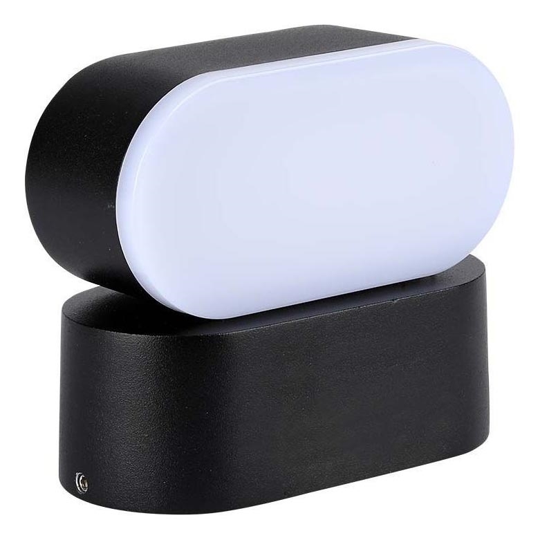 LED da esterno flessibile Applique LED/5W/230V 3000K IP65 nero