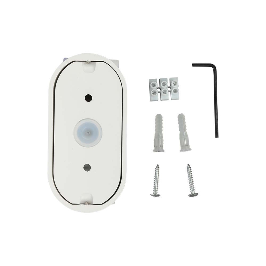 LED da esterno flessibile Applique LED/5W/230V 4000K IP65 bianco