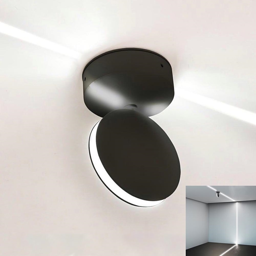 LED da esterno wall flexible chiaro LED/7W/230V 3000K IP65 nero