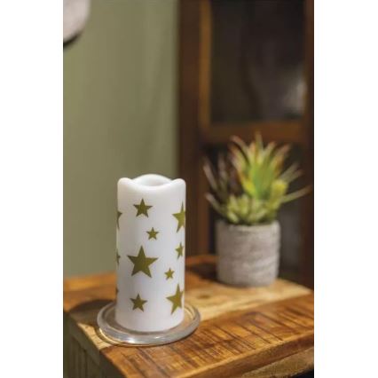 LED Decorativa proiettore LED/3xAAA stelle bianco caldo