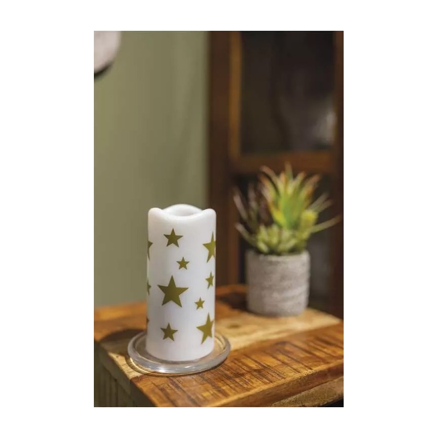 LED Decorativa proiettore LED/3xAAA stelle bianco caldo