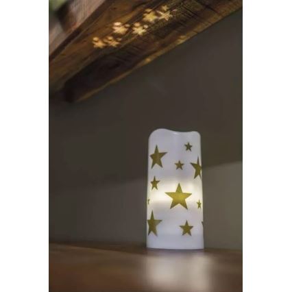 LED Decorativa proiettore LED/3xAAA stelle bianco caldo