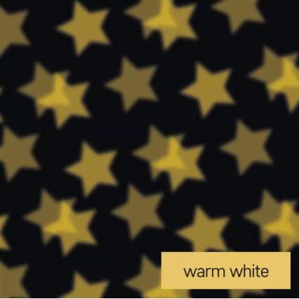 LED Decorativa proiettore LED/3xAAA stelle bianco caldo