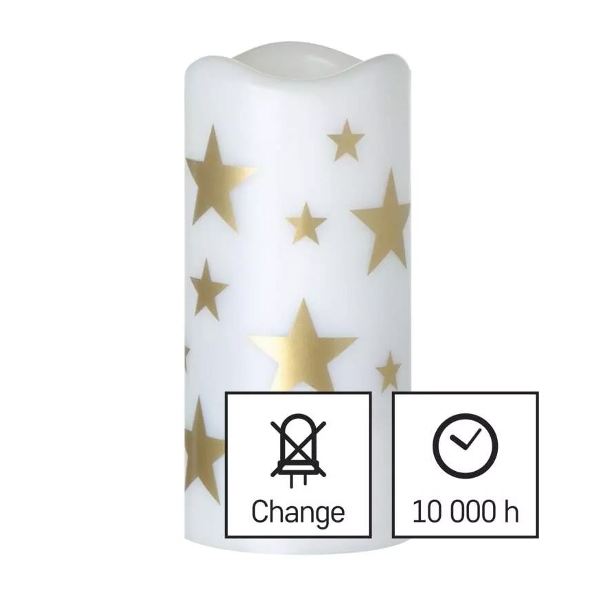 LED Decorativa proiettore LED/3xAAA stelle bianco caldo