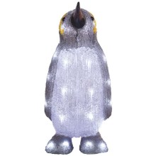 LED Decorazione da esterno natalizia 30xLED/2,1W/230V IP44 pinguino
