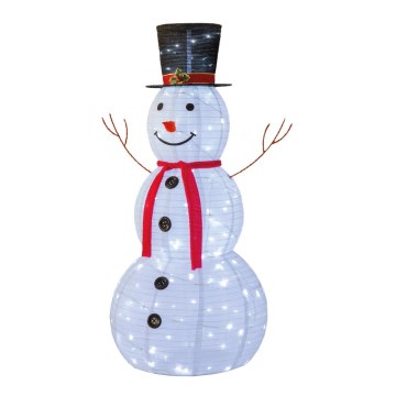 LED Decorazione natalizia LED/3,6W/230V 180 cm IP44 pupazzo di neve