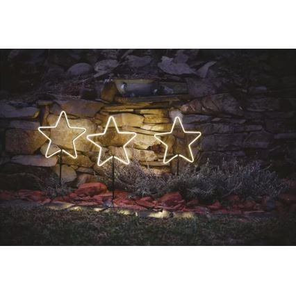 LED Decorazione natalizia per esterni 402xLED/3,6W/4,5/230V IP44 bianco caldo