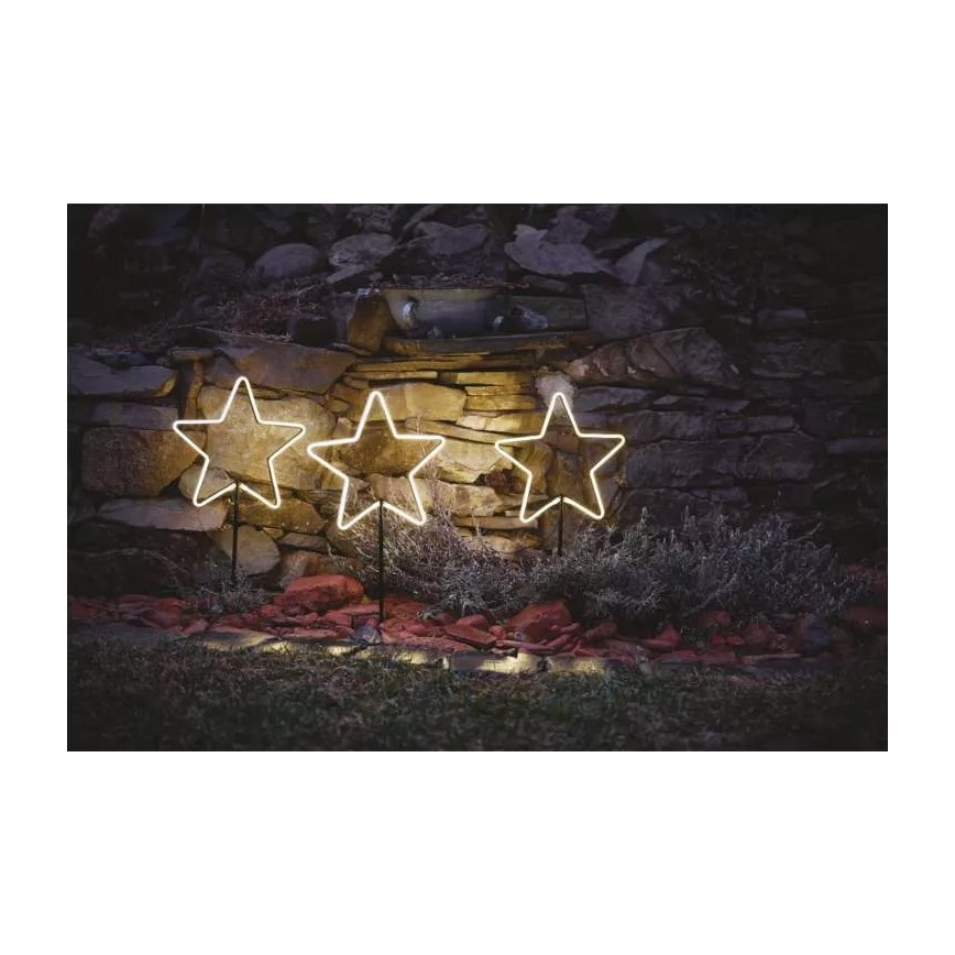 LED Decorazione natalizia per esterni 402xLED/3,6W/4,5/230V IP44 bianco caldo