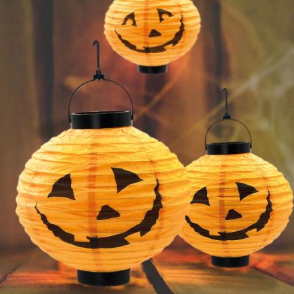 LED Decorazione solare HALLOWEEN LED/150 mAh IP44 zucca