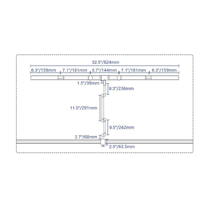 LED Dimmerabile touch flessibile lampada da tavolo POINTIQ LED/24W/230V 3000-6500K CRI 92 nero