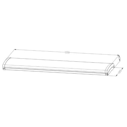 LED Dimmerabile fluorescente chiaro LED/35W/44W/52W/60W/230V 4000K 120 cm
