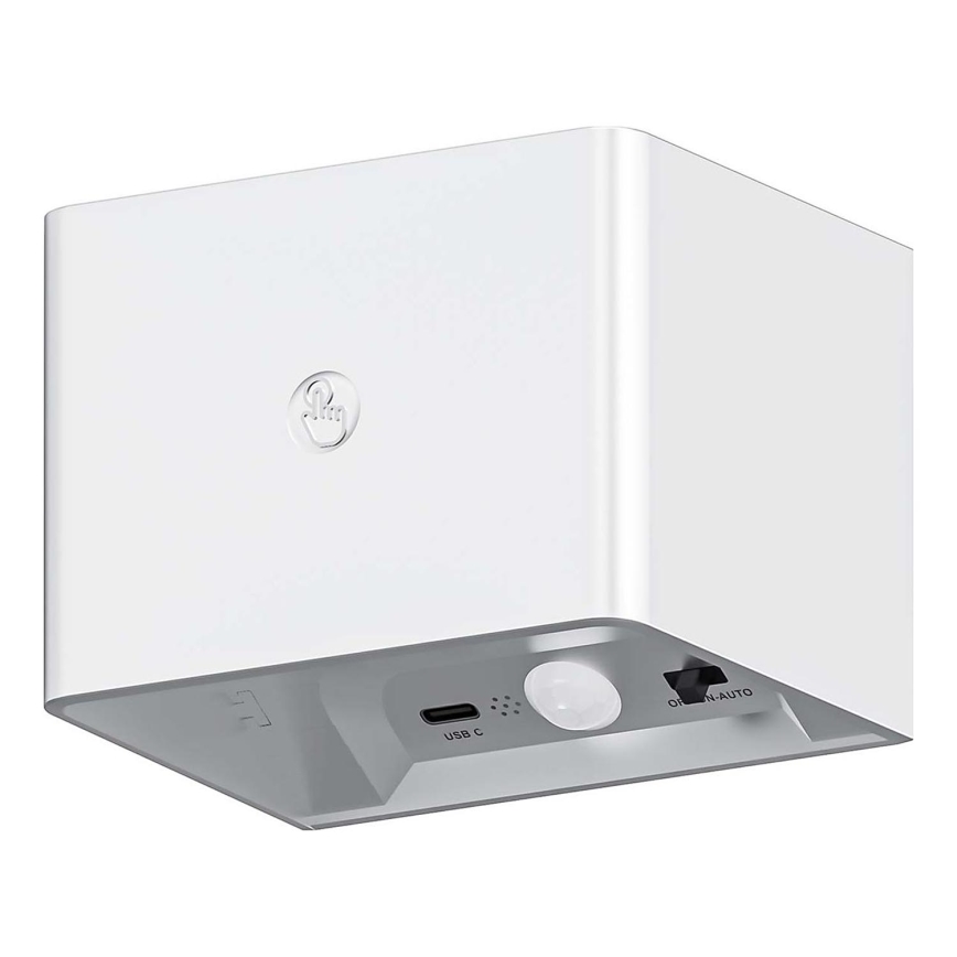 LED Dimmerabile muro touch chiaro con sensore MIRI LED/2,5W/3,7V 3000/4000/6400K 4000 mAh bianco